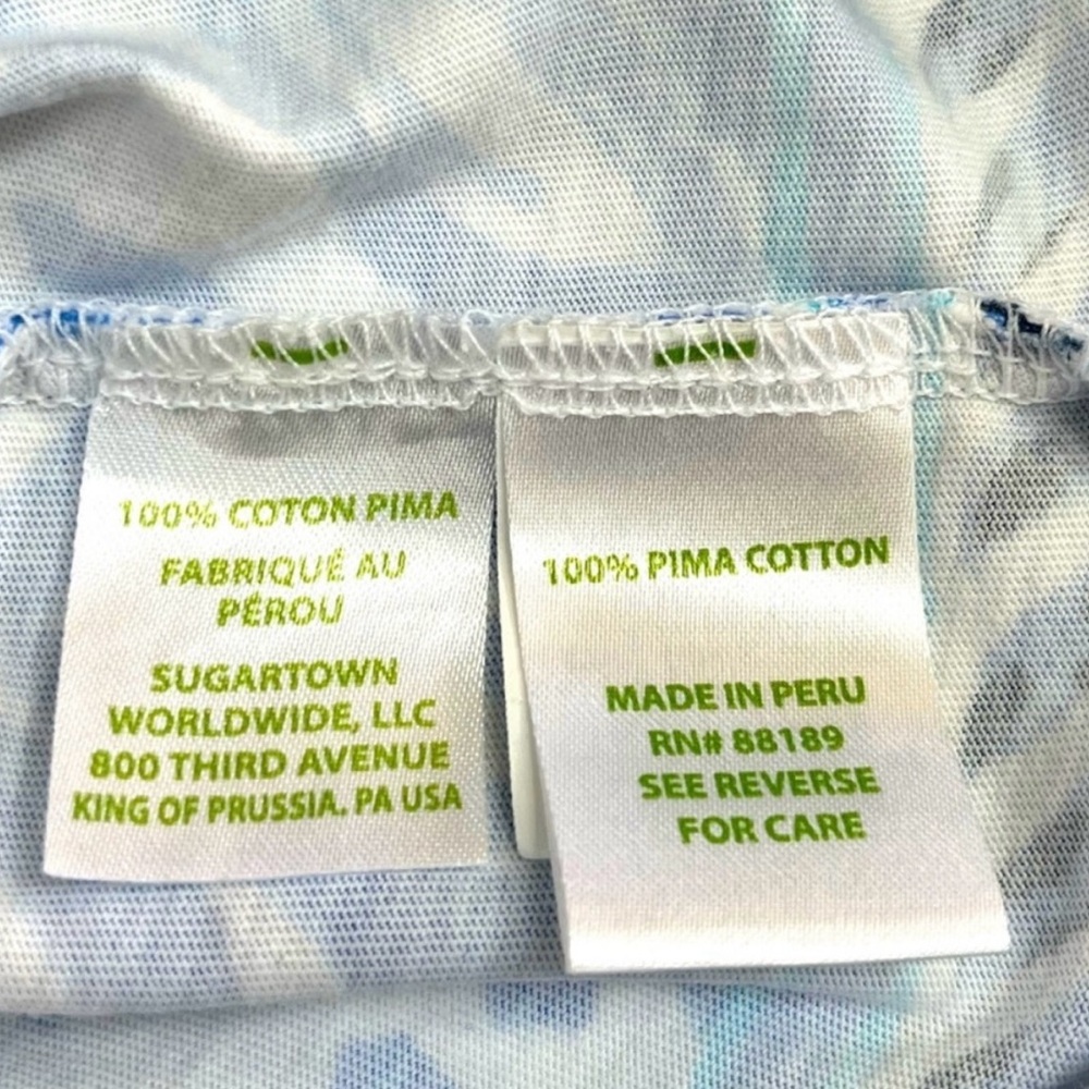 Lilly Pulitzer Marlowe Dress on a Roll, Blue and White - Picture 5 of 6